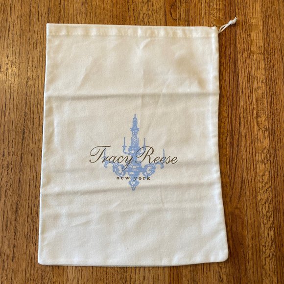 Tracy Reese New York White Dustbag 14x10 - Picture 1 of 5